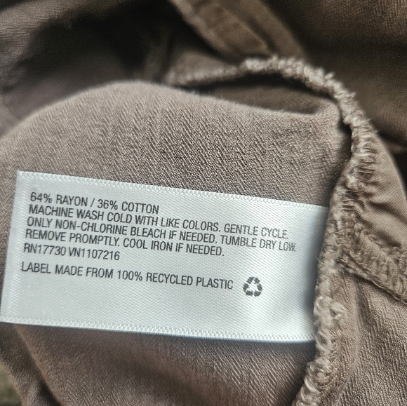 Isabel Maternity Overall Romper Brown Size Small - Picture 5 of 5